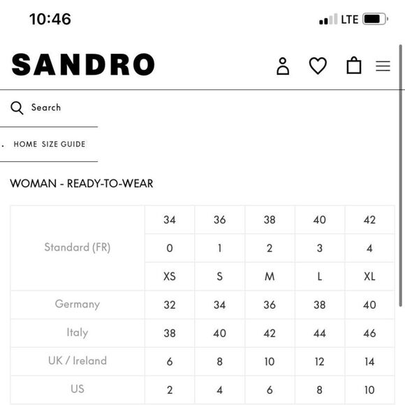 Sandro Colle Wool Cashmere Black Sweater V Neck Size 2 - Picture 16 of 16